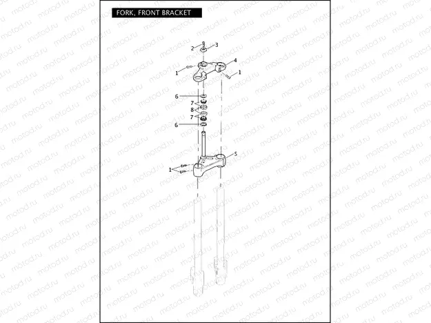 FORK, FRONT BRACKET