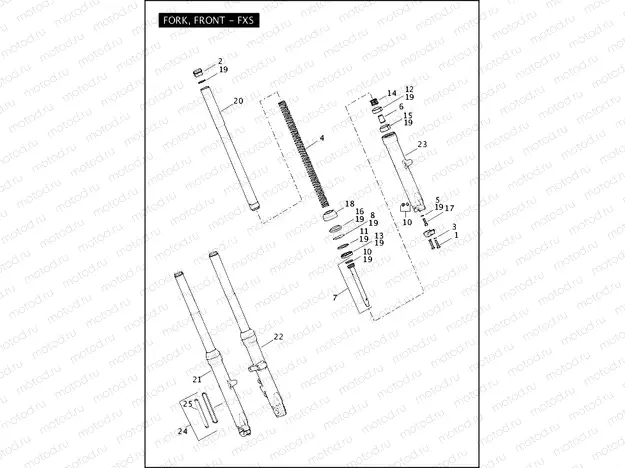 FORK, FRONT - FXS