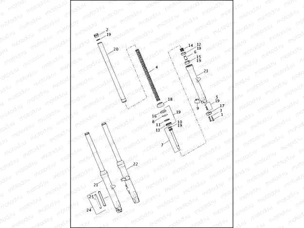 FORK, FRONT - FXS