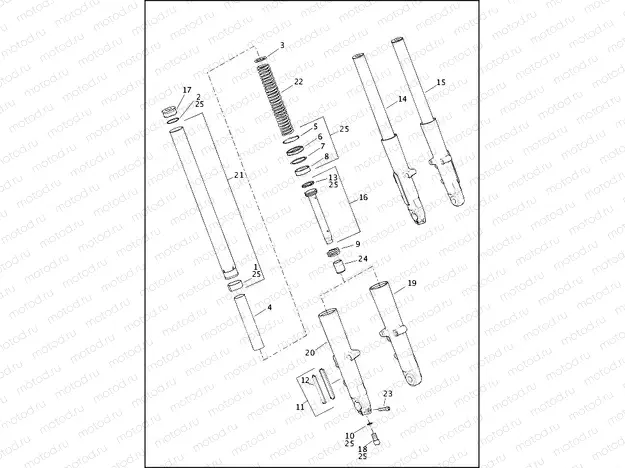 FORK, FRONT, LEFT AND RIGHT