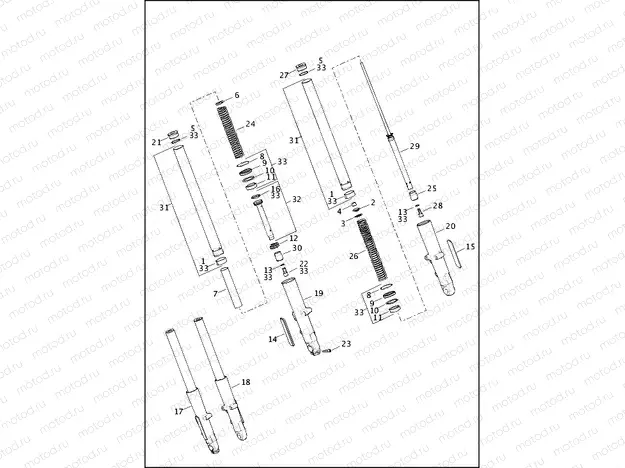 FORK, FRONT, LEFT AND RIGHT - LOW
