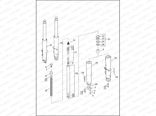 FORK, FRONT, LEFT & RIGHT