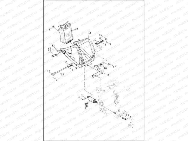 FORK, REAR AND SHOCK ABSORBERS