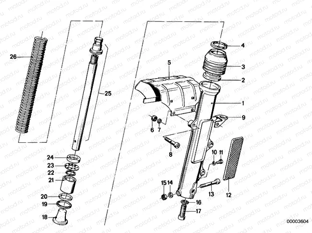 Fork slider