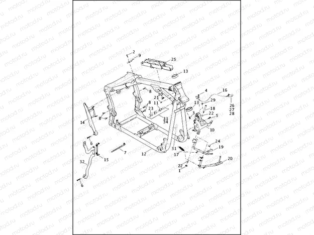 FRAME AND JIFFY STAND