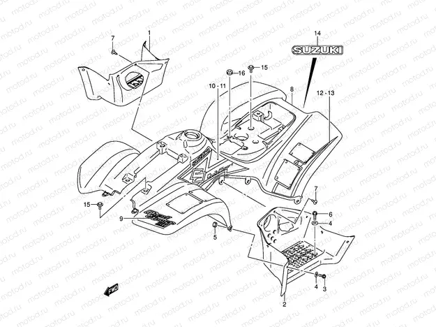 FRAME COVER (MODEL K4)