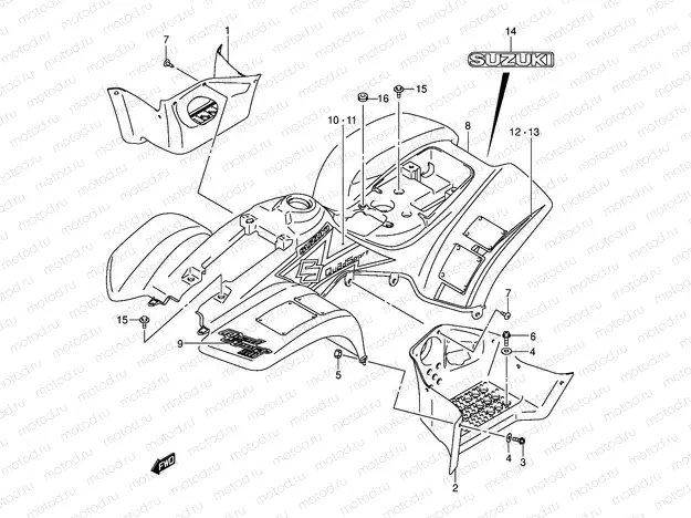 FRAME COVER (MODEL K4)