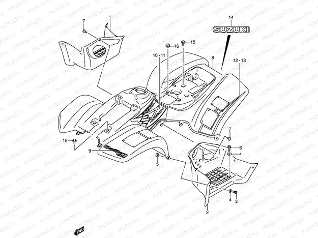 FRAME COVER (MODEL K5)