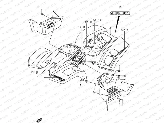 FRAME COVER (MODEL K5)