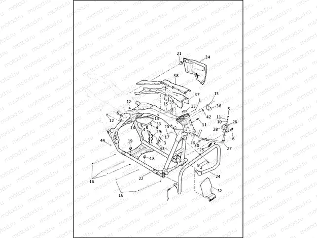 FRAME & JIFFY STAND (1 OF 2)
