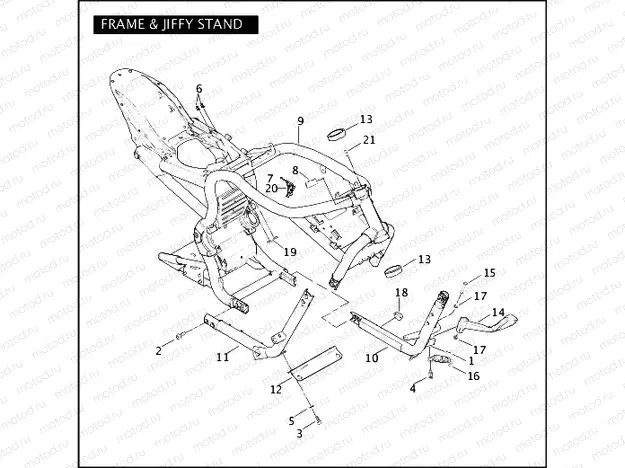 FRAME & JIFFY STAND