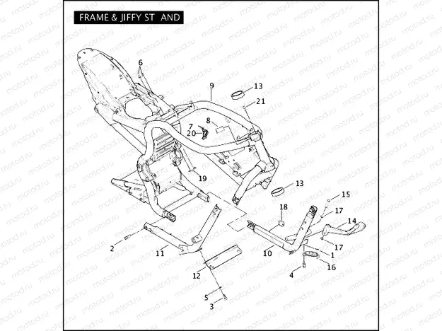 FRAME & JIFFY STAND