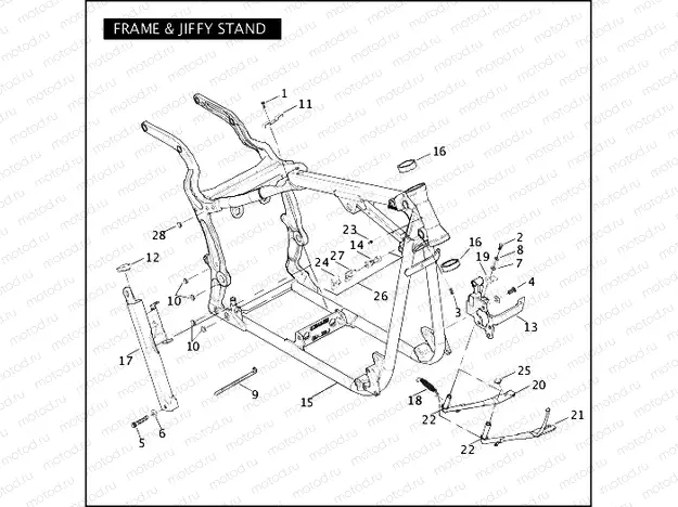 FRAME & JIFFY STAND