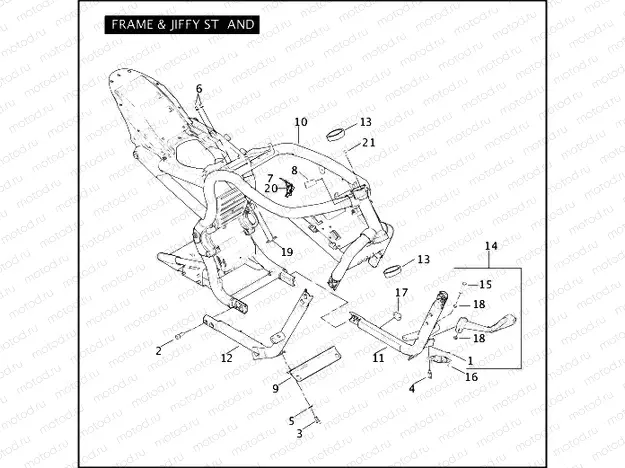 FRAME & JIFFY STAND