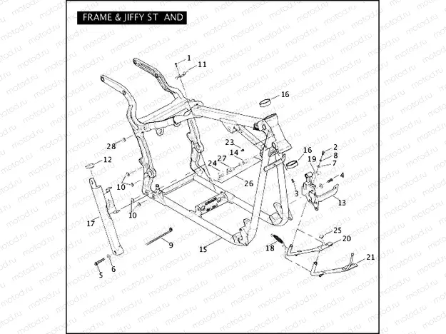 FRAME & JIFFY STAND