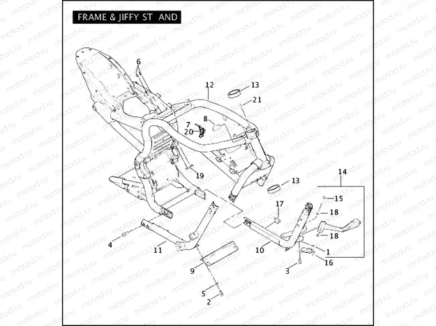 FRAME & JIFFY STAND