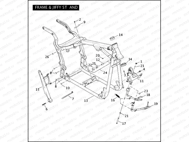 FRAME & JIFFY STAND