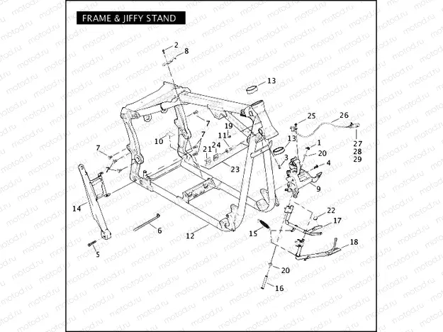 FRAME & JIFFY STAND