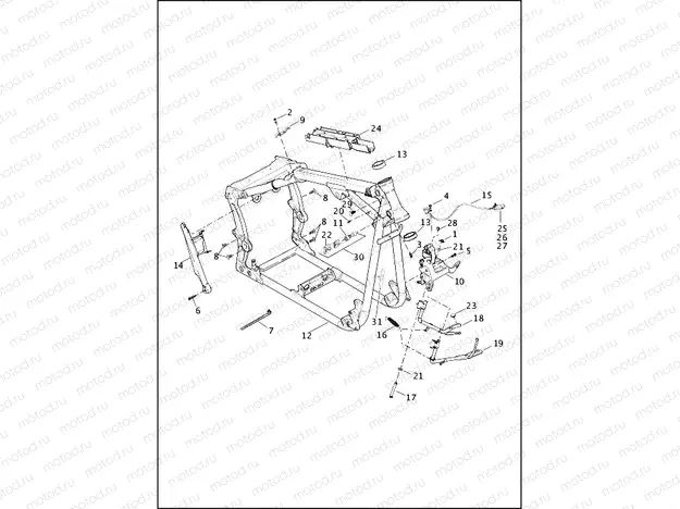 FRAME & JIFFY STAND