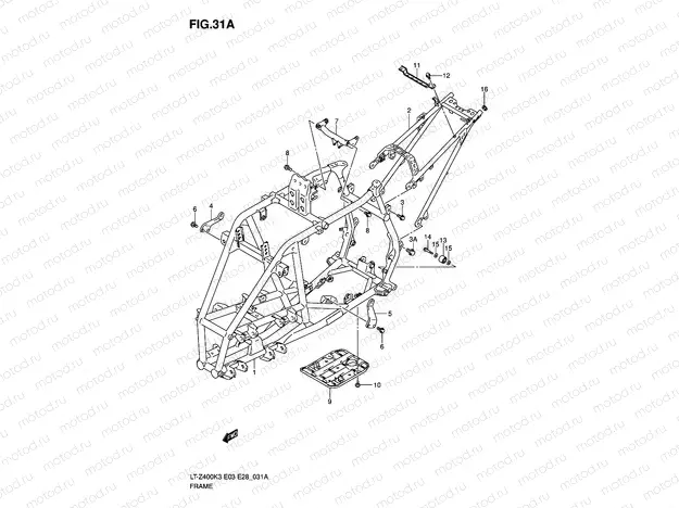 FRAME (MODEL K5/K6/K7)