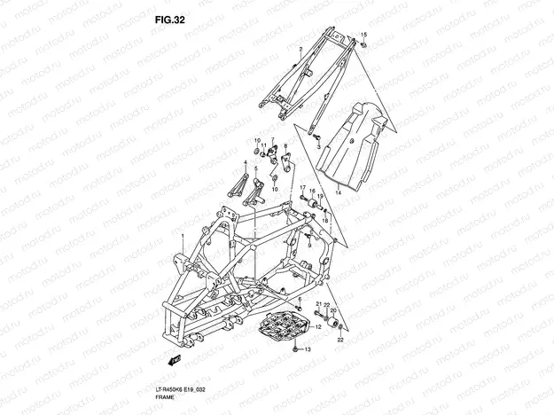 FRAME (MODEL K6/K7/K8)