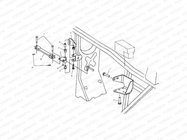 FRAME MOUNTING - A00CH50AA (4954805480C003) | FRAME MOUNTING - A00CH50AA (4954805480C003)
