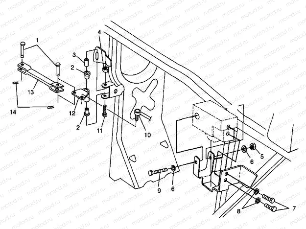 FRAME MOUNTING - W98CH50A (4945714571c002) | FRAME MOUNTING - W98CH50A (4945714571c002)