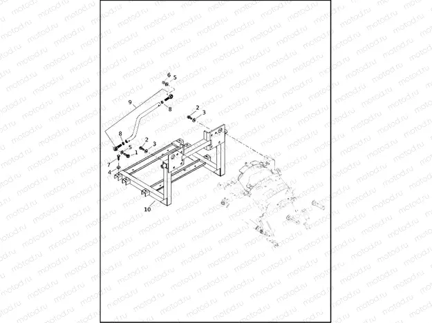FRAME, REAR