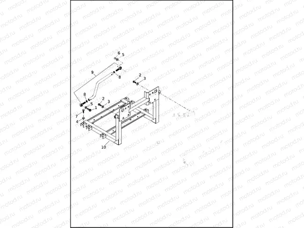 FRAME, REAR