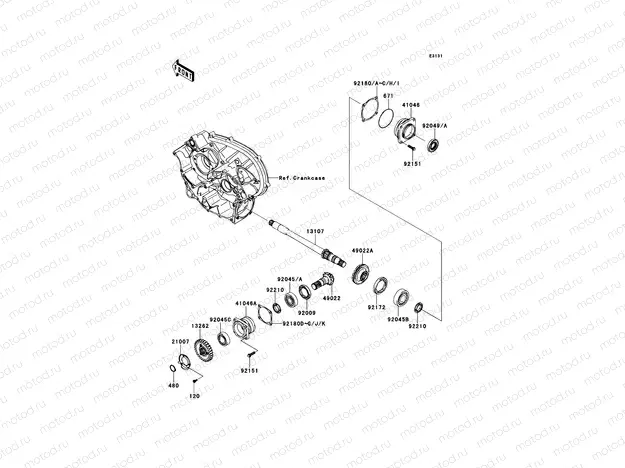 Front Bevel Gear