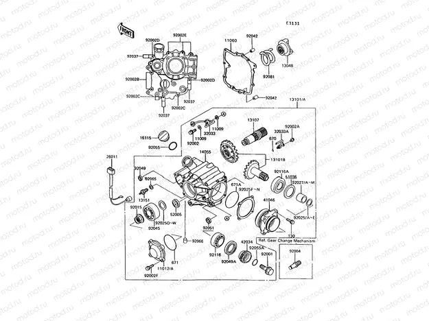 Front Bevel Gear