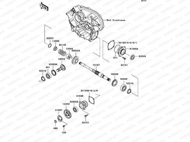 Front Bevel Gear