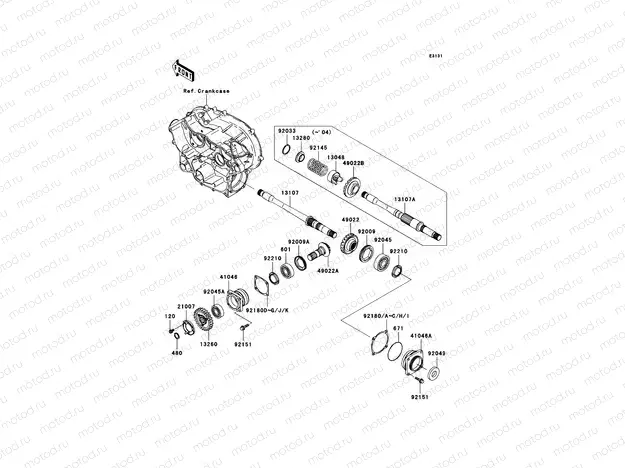Front Bevel Gear