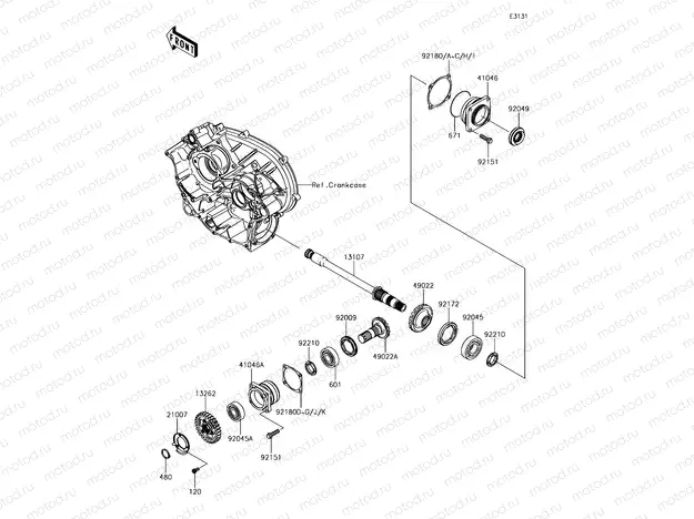 Front Bevel Gear