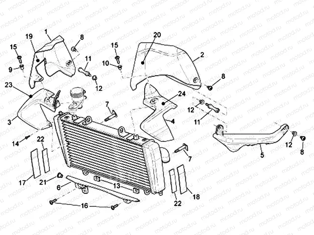 Front body - Fairings I