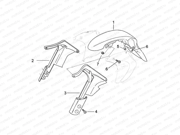 Front body - Mudguard