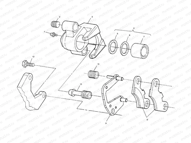 FRONT BRAKE - A00CD32AA (4949404940B008) | FRONT BRAKE - A00CD32AA (4949404940B008)