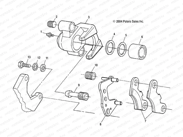 FRONT BRAKE - A05CL50AA (4995019501B04) | FRONT BRAKE - A05CL50AA (4995019501B04)