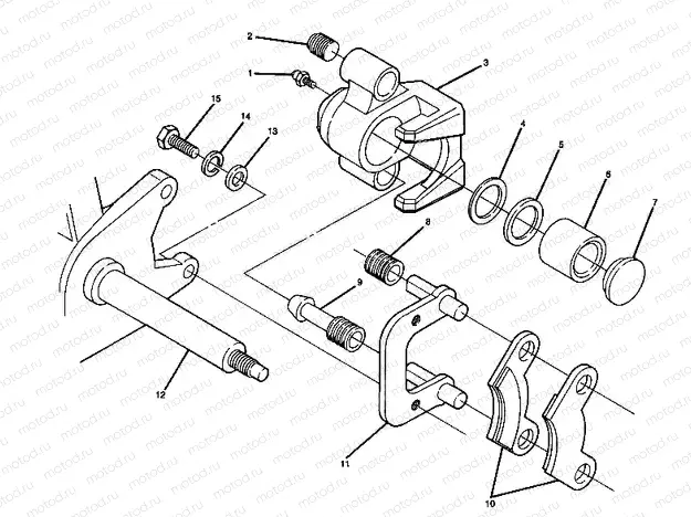 Front Brake Assembly (4916331633016A) | Front Brake Assembly (4916331633016A)