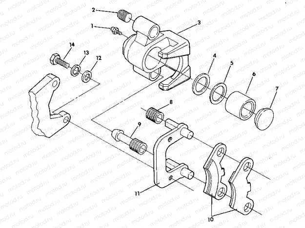Front Brake Assembly (4918411841016A) | Front Brake Assembly (4918411841016A)