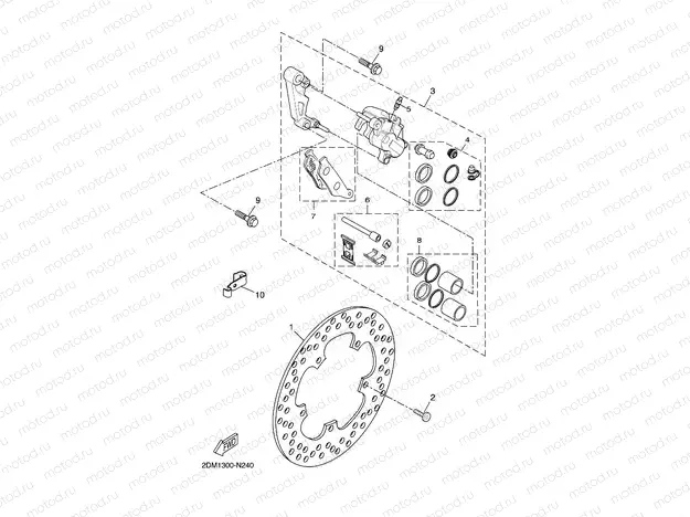 FRONT BRAKE CALIPER