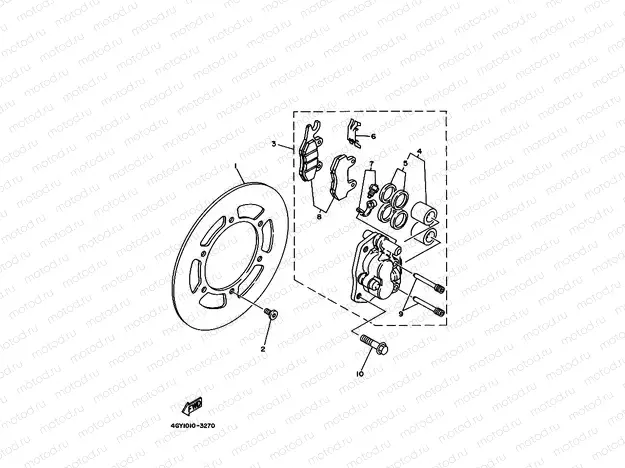 FRONT BRAKE CALIPER