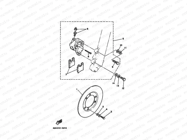 FRONT BRAKE CALIPER