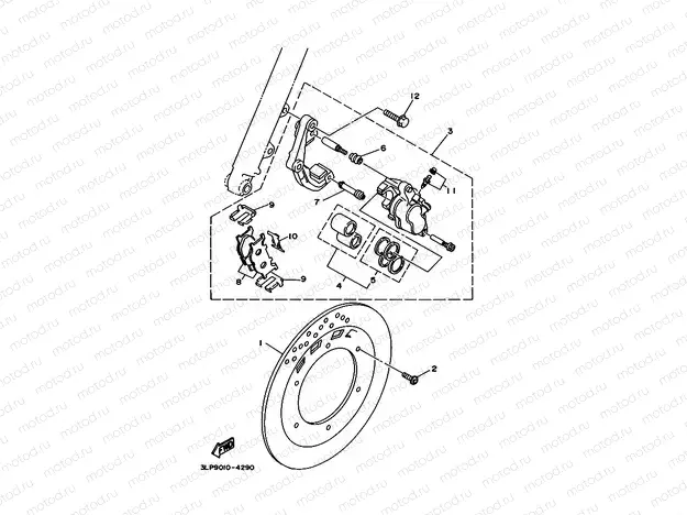 FRONT BRAKE CALIPER