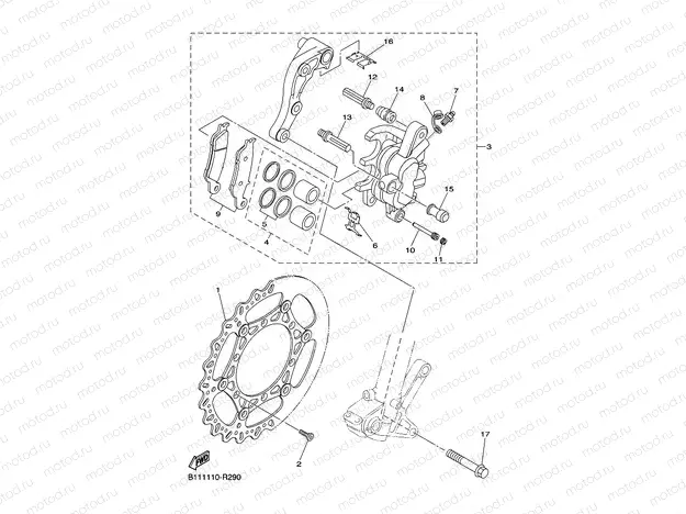 FRONT BRAKE CALIPER