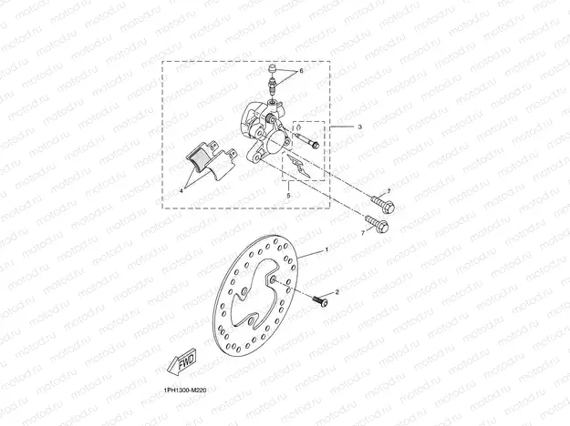 FRONT BRAKE CALIPER