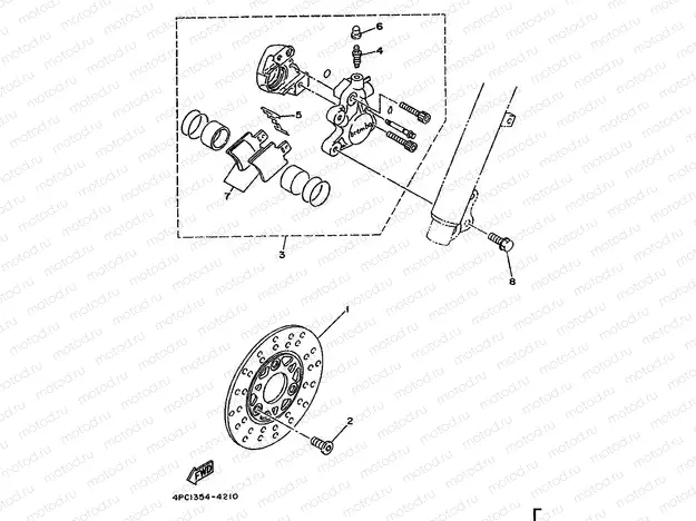 FRONT BRAKE CALIPER