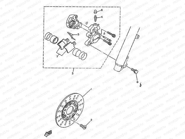 FRONT BRAKE CALIPER