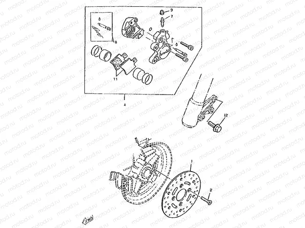 FRONT BRAKE CALIPER