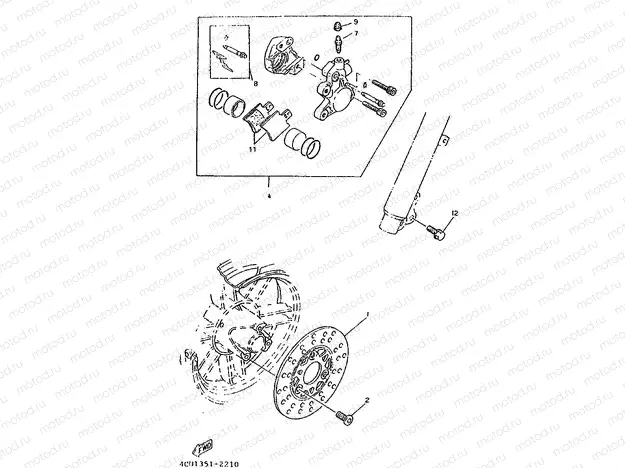 FRONT BRAKE CALIPER
